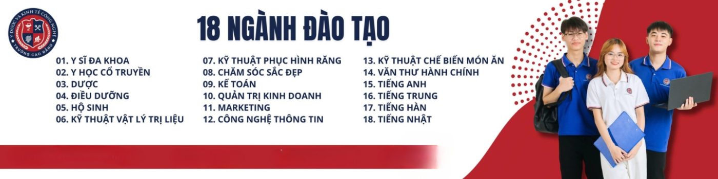 Trang tuyển sinh trường Cao đẳng y dược và kinh tế công nghệ 3