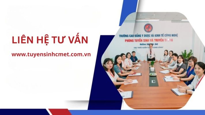 Trang tuyển sinh trường Cao đẳng y dược và kinh tế công nghệ cmet look book 2025 07